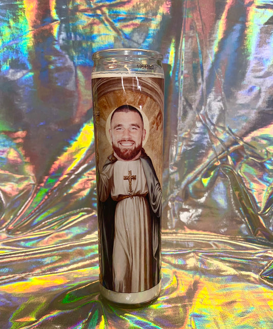 Travis Kelce Prayer Candle