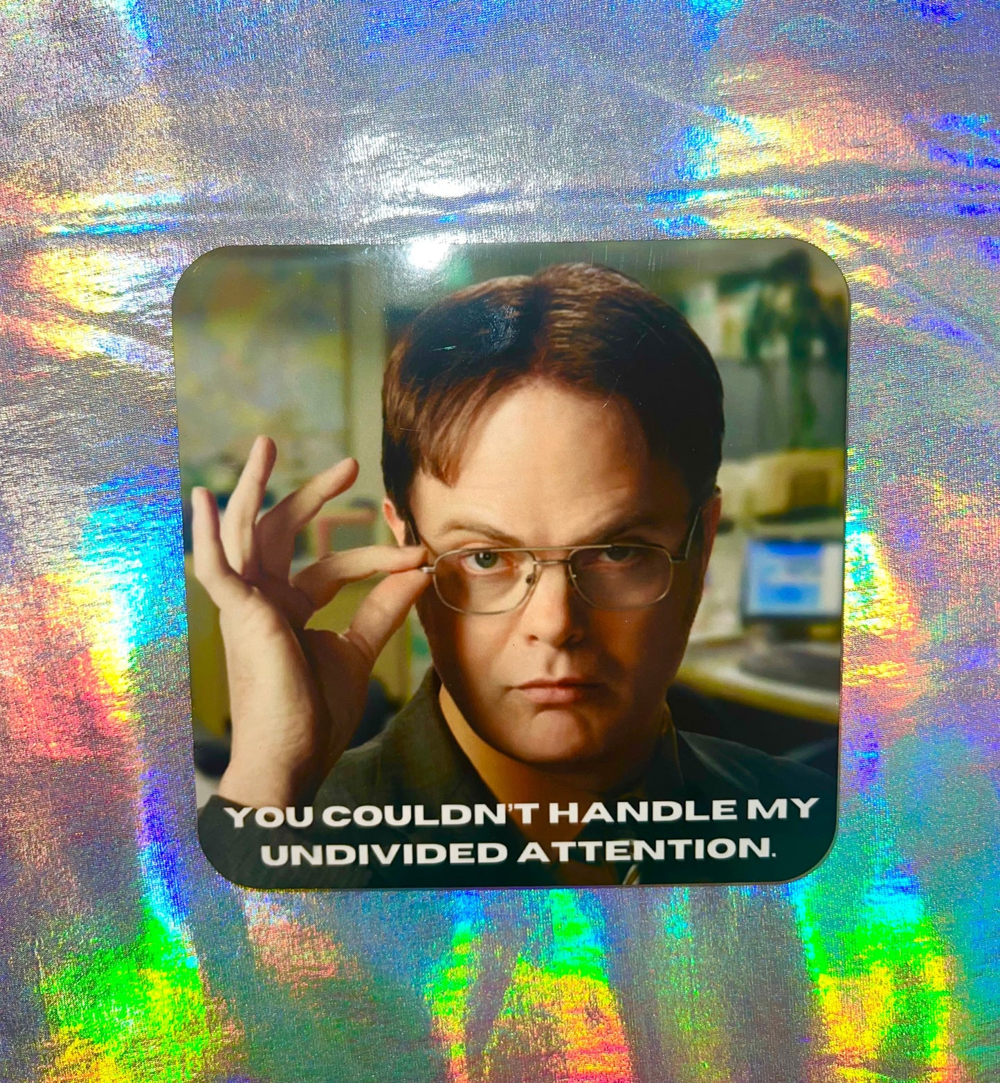 Funny Dwight Schrute Coaster