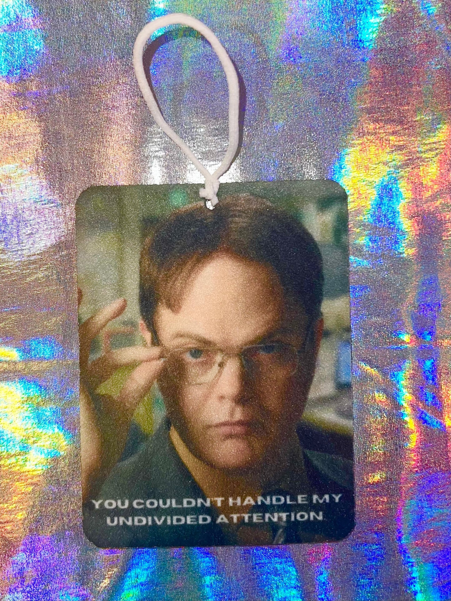 Dwight Schrute Office Themed Car Air Freshener