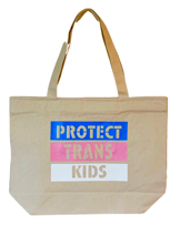 Protect Trans Kids Zippered Tote